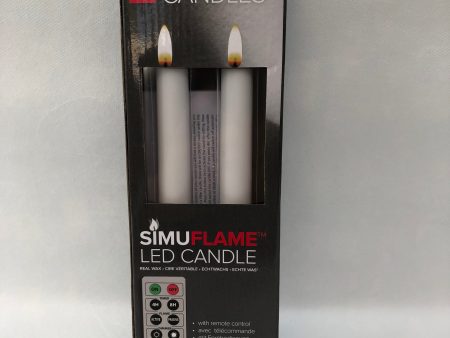 2 dinner candles simuflame For Discount