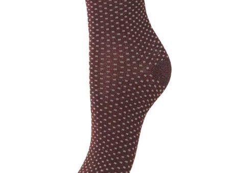 Dina Small Dots Coll. - Mahogany Online Sale