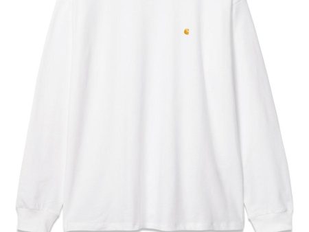 W  L S Chase T-Shirt - White   Gold Online