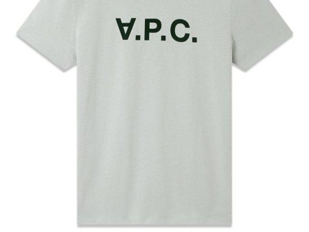 A.P.C. Logo tee - Pale Green Online now