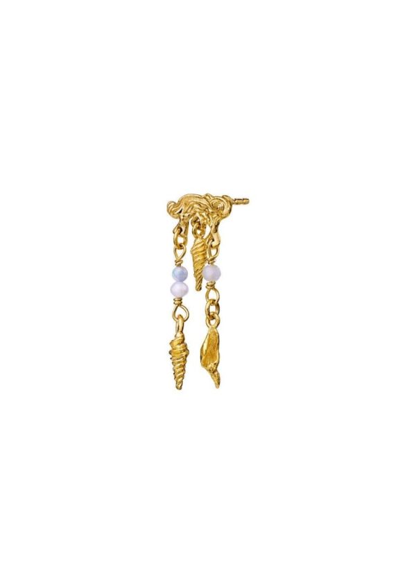 Ewania Earrings - Sterling Silver (925) Gold Pla Sale