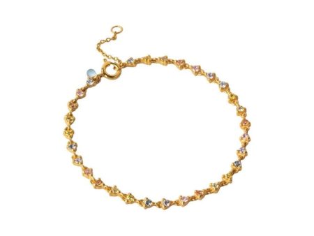 Bracelet, Luella - Rainbow Cz Cheap