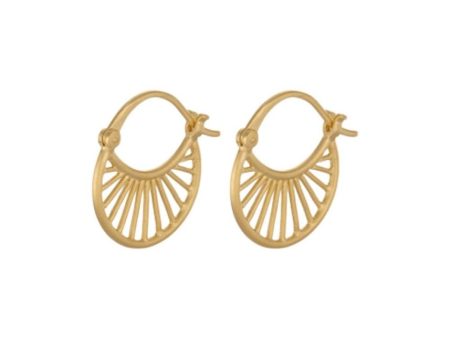 Small Daylight Earrings - Goldplated Sale