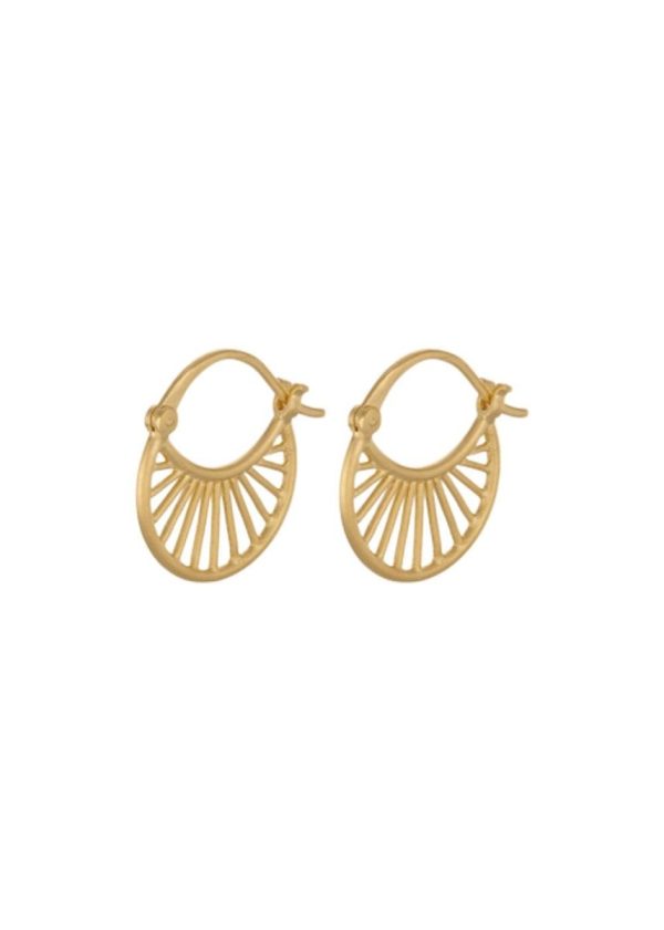 Small Daylight Earrings - Goldplated Sale