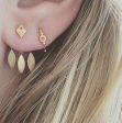 Petit Bon-Bon White Zircon Ear - Gold Supply