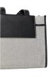 Large Morris Canvas Tote - Optic White Black Discount