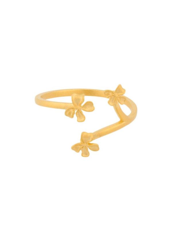 Bloom Ring Adj. - Gold For Cheap