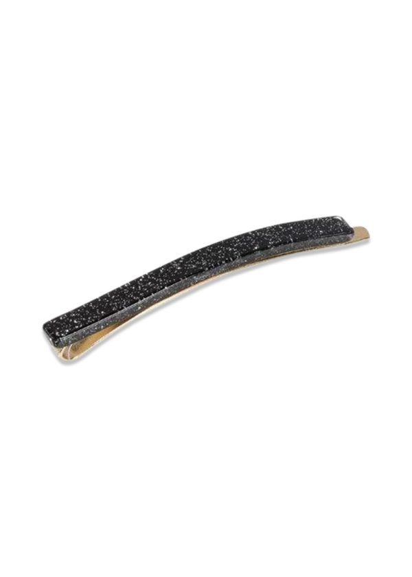 Bobby Pin - Black Silver Glitter Online