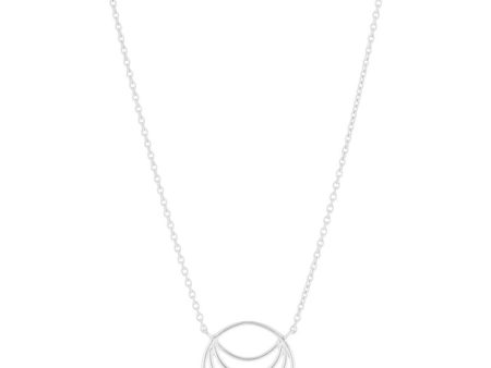 Silhouette Necklace - Silver Online now