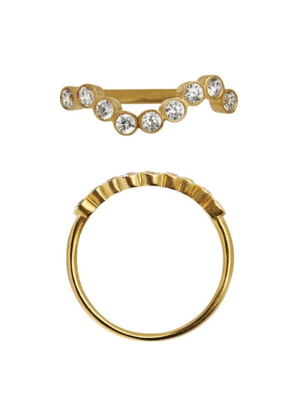 Midnight Sparkle Ring Gold-56 - Gold Online Hot Sale