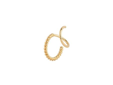 Sofia Twirl Earring - Gold Supply