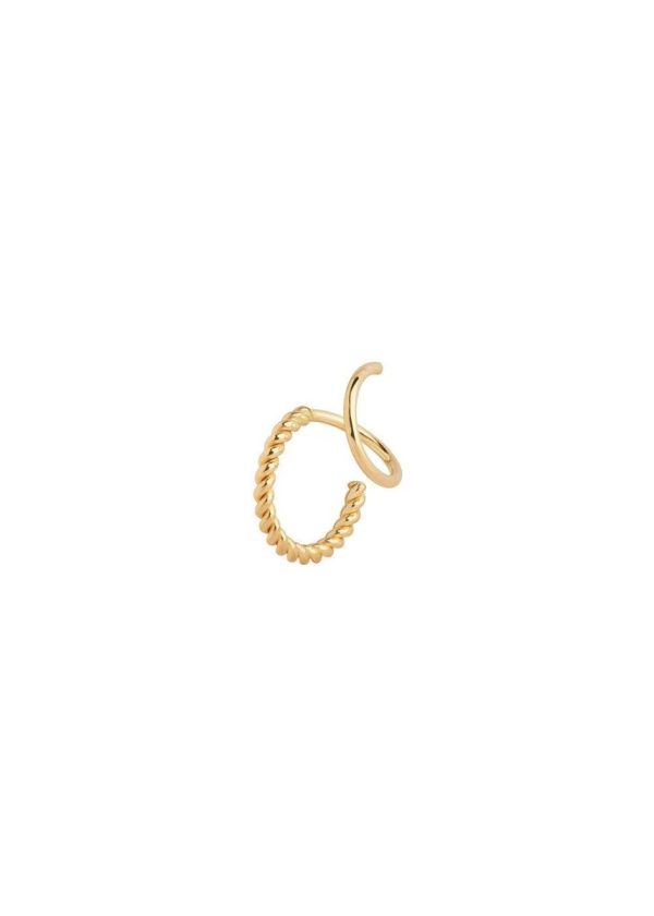 Sofia Twirl Earring - Gold Supply