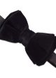 Bow Tie Velour - Black Cheap