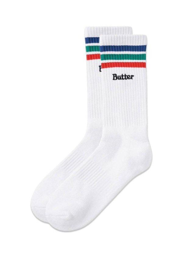 Stripe socks - White Discount