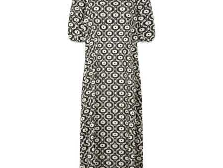 CoraMD print dress - Seventies Fleur on Sale