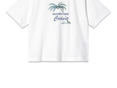 W  S S Finer T-Shirt - White Online