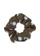 Scrunchy - Blue Dots Fashion