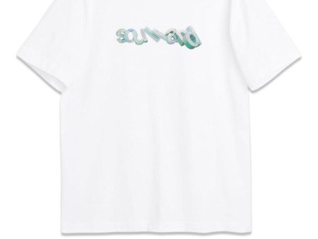 Tilting logo t-shirt - White Online now