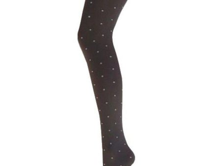 Angnes brown dot tights - Brown Dot Online Sale