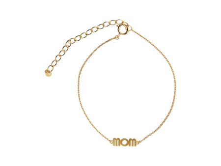 Wow Mom Bracelet - Goldplated Online