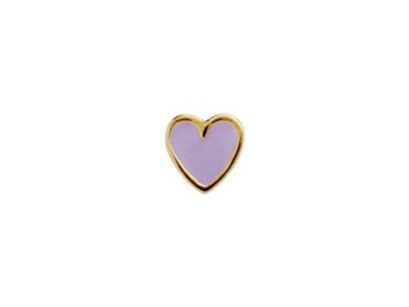 Petit Love Heart Purple Sorbet - Gold Hot on Sale