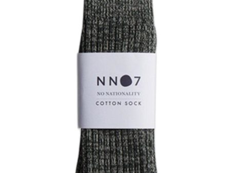 Rib Sock 9139 - Black Melange Hot on Sale