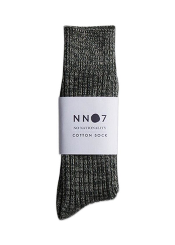 Rib Sock 9139 - Black Melange Hot on Sale