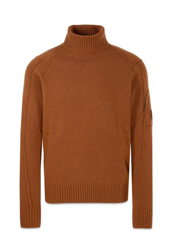 Turtle Neck knitwear - Bronze Brown Online Hot Sale