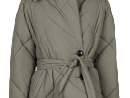 Alia Puffer Jacket - Olive on Sale