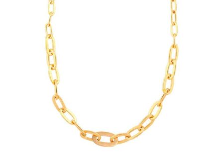 ROW CHAIN NECKLACE - Gold-Plated Supply