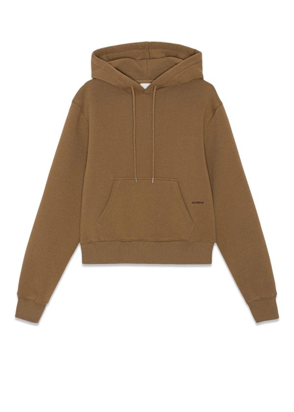 Wilme hoodie - Dark Camel Online now