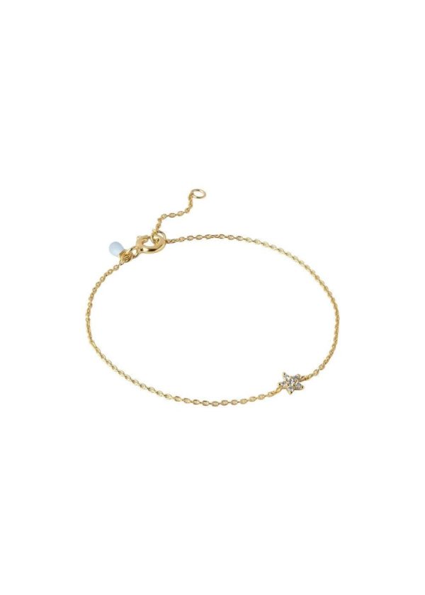 Bracelet, Fleur - 925S Gp Online