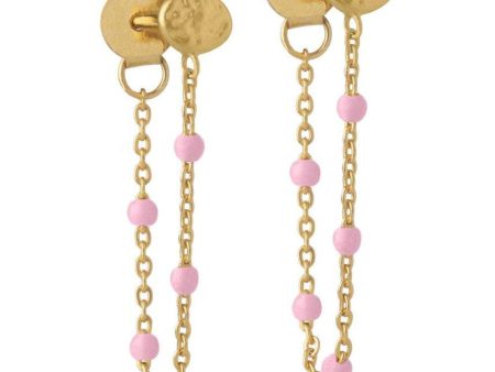 Earring, Lola - Light Pink Hot on Sale