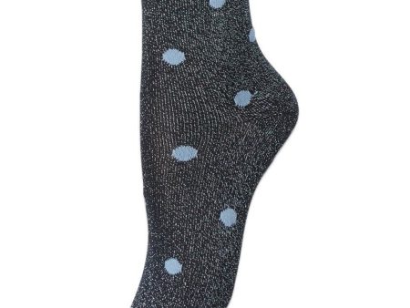 Dotsy Glam Sock - Dress Blue For Sale