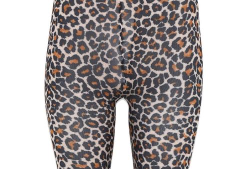 Leopard shorts - 150 denier - Natural Hot on Sale