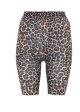 Leopard shorts - 150 denier - Natural Hot on Sale