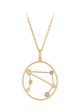 Libra Necklace Length 45-50 cm - Gold Online now