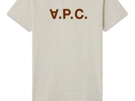 APC Logo Tee - Beige Discount