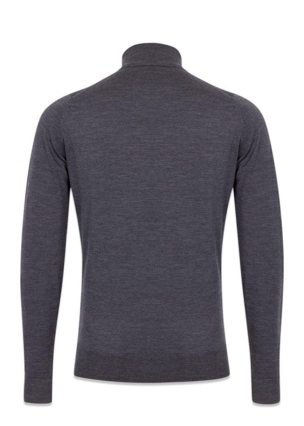 Cherwell Roll Neck - Charcoal For Cheap