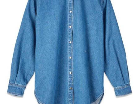 Afternoon Denim Shirt - Medium Denim Blue For Cheap