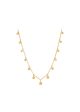 Comet Necklace, Adj. 40-45 cm - Goldplated For Discount