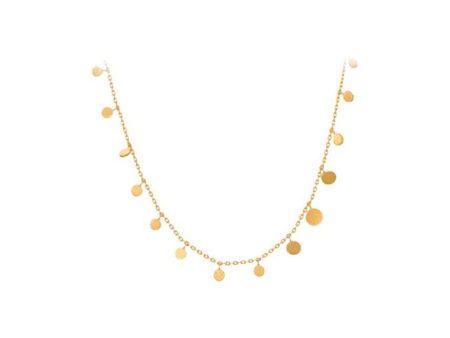 Sheen necklace - Guld Online Sale