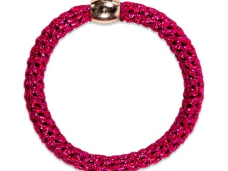 Gia Perle elastik - Hot Pink Metallic on Sale