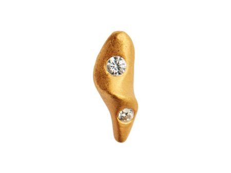 Tres Petit Velvet Earring Gold - Gold Fashion