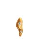 Tres Petit Velvet Earring Gold - Gold Fashion