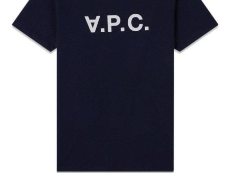 APC Logo Tee - Navy Cheap