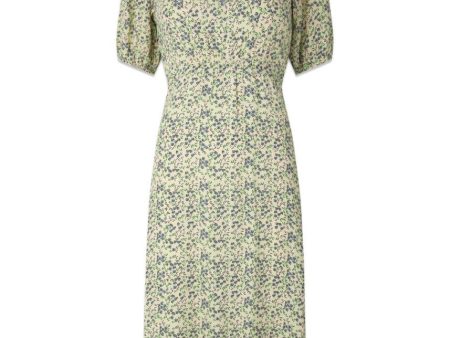 RavenMD long print dress - Bobble Bloom Jade For Discount