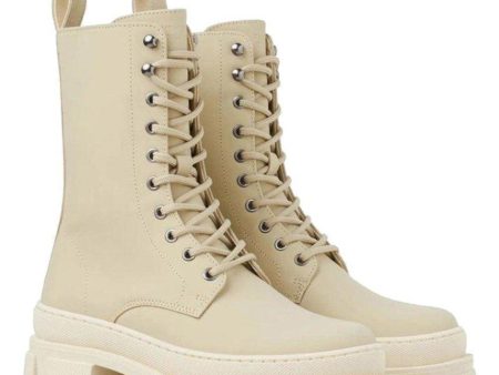 Lucy Boot - Off White - Off White on Sale