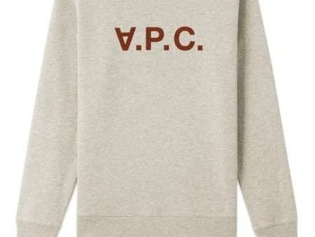 APC Logo Sweat - Beige on Sale