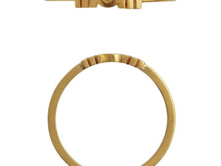 Wow Mom Ring - 54 - Goldplated For Discount